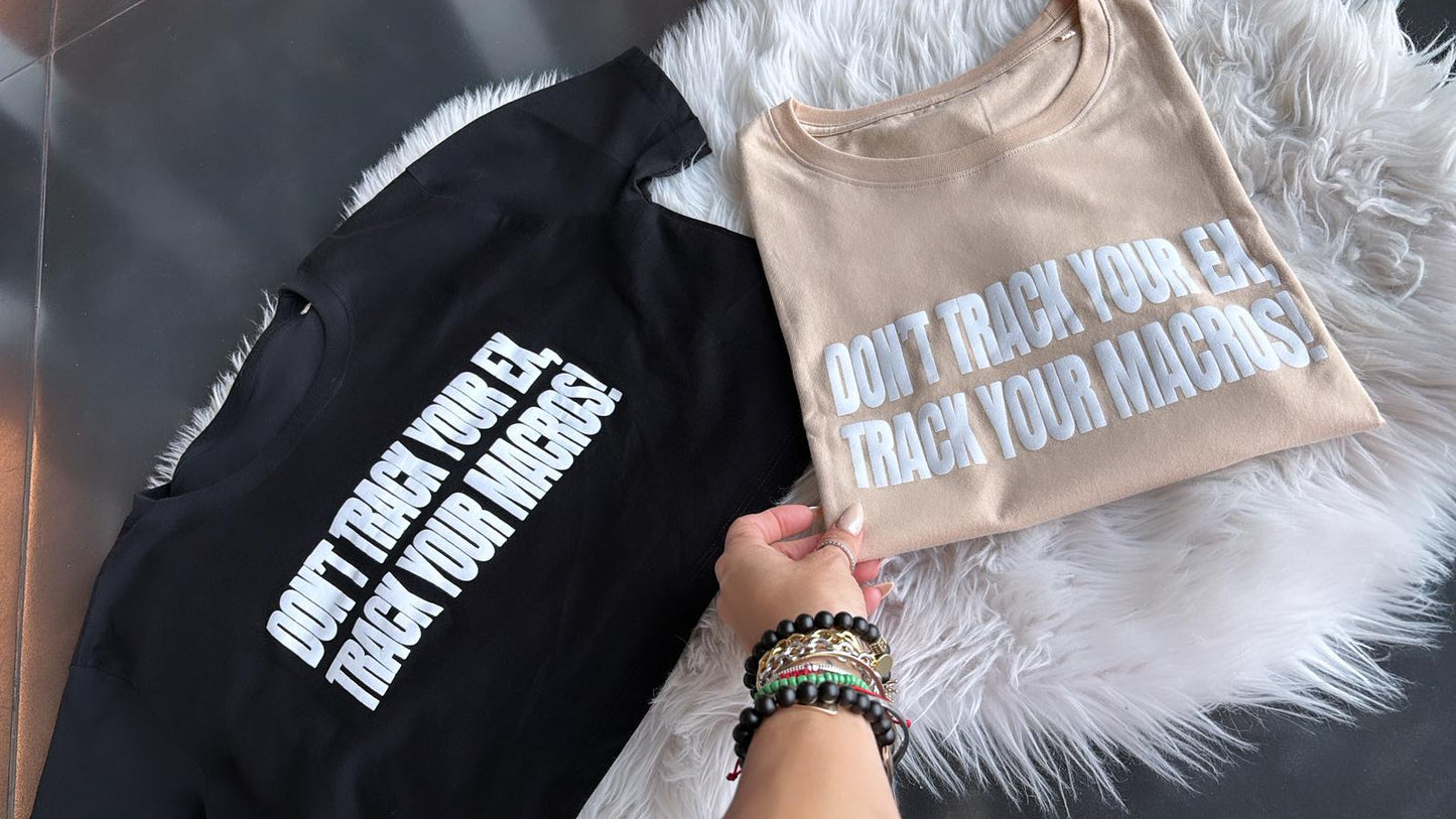 MacroFit Women's Crop Top - Don't Track Your Ex