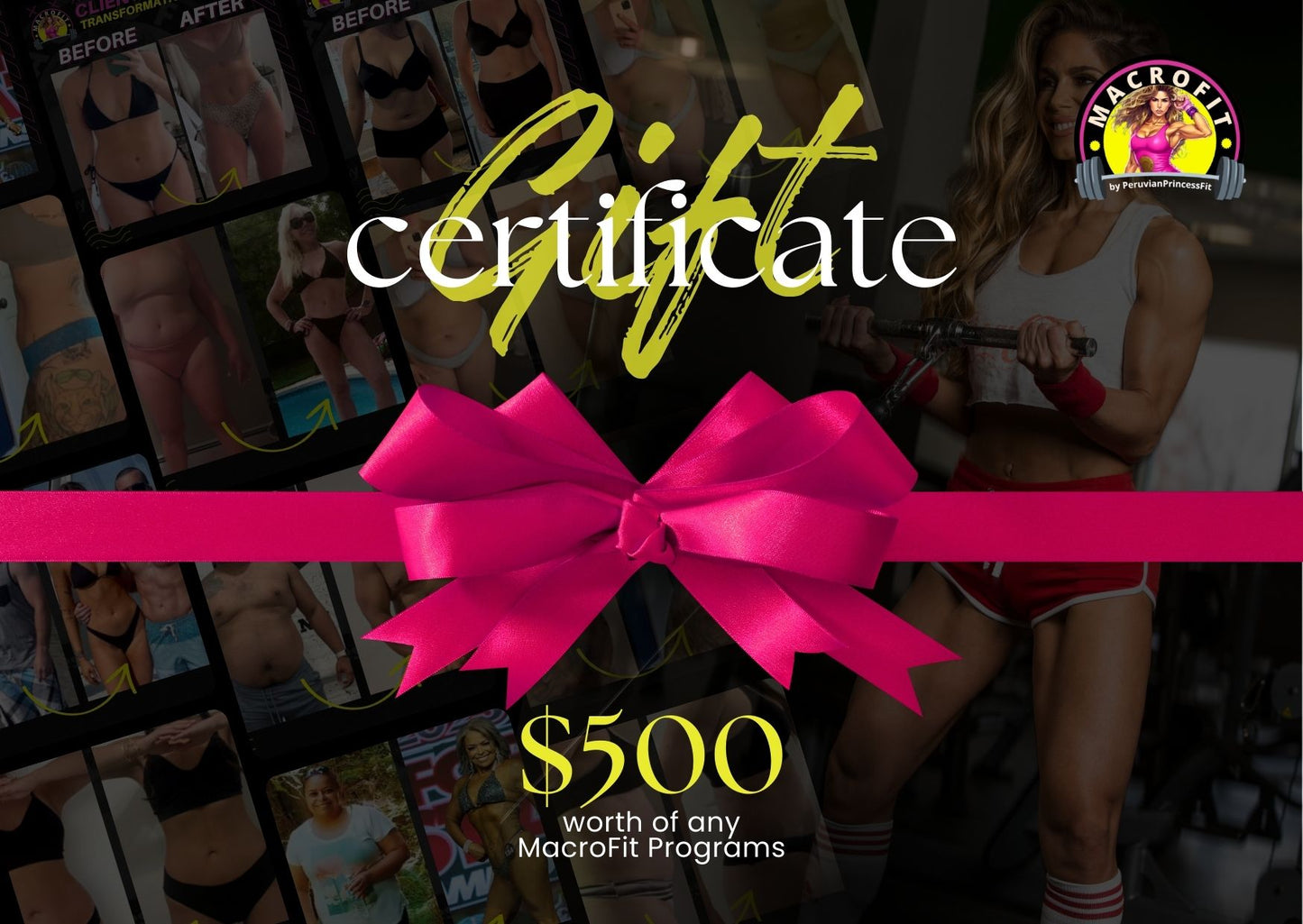 LIMITED EDITION MacroFit Seasonal Gift Certificates